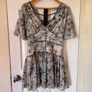 Free People Floral Mini Dress